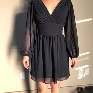 ASOS NAVY COCKTAIL DRESS